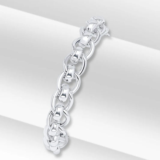 Silver 4mm Rollerball bracelet