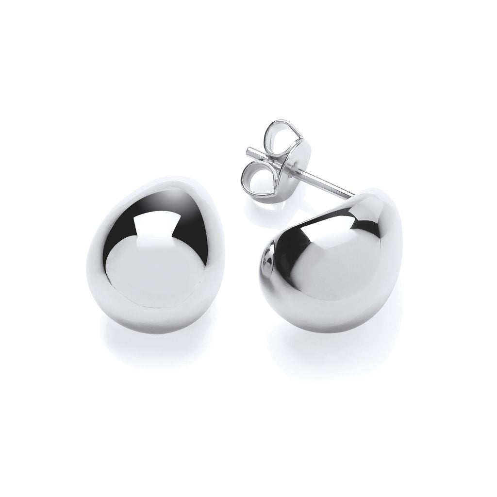 Sleek Silver Luxe Earrings