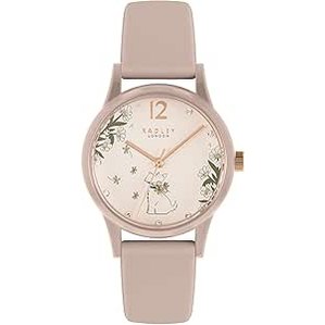 Ladies Radley Floral dog dial watch.