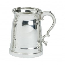 1PT PEWTER TANKARD OLD LONDON DESIGN