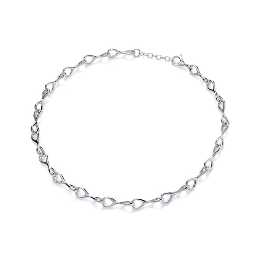 Silver Lucky Eights Necklace