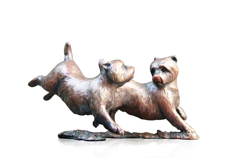 Westie Pair Limited Edition Bronze