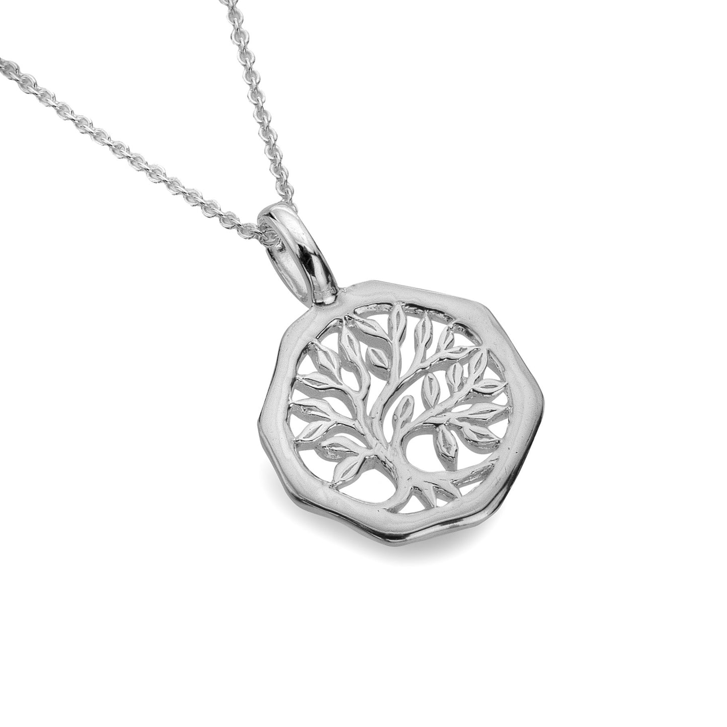Silver tree of life necklace