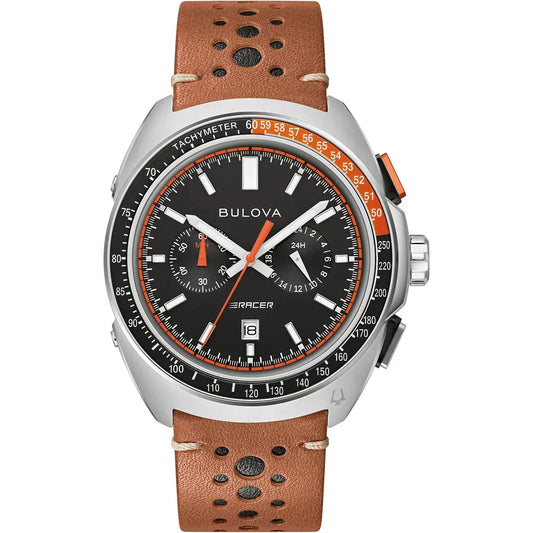 Gents Bulova Racer Chronograph strap Watch