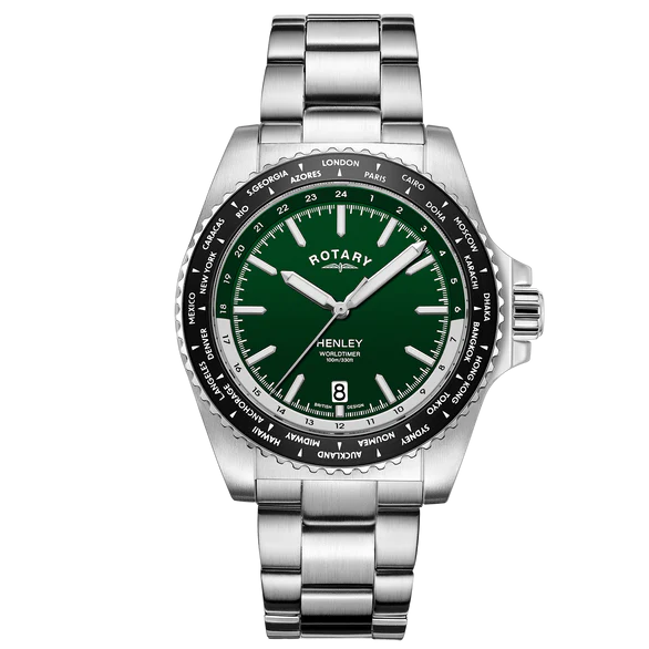 Gents Rotary Henley World timer.