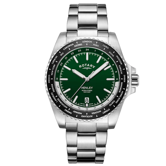 Gents Rotary Henley World timer.