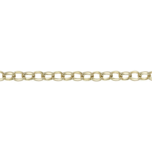 9ct Gold Oval Belcher chain