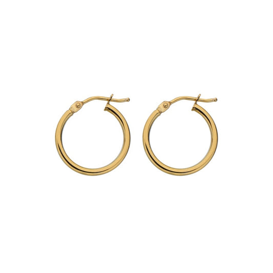 9ct gold hoops