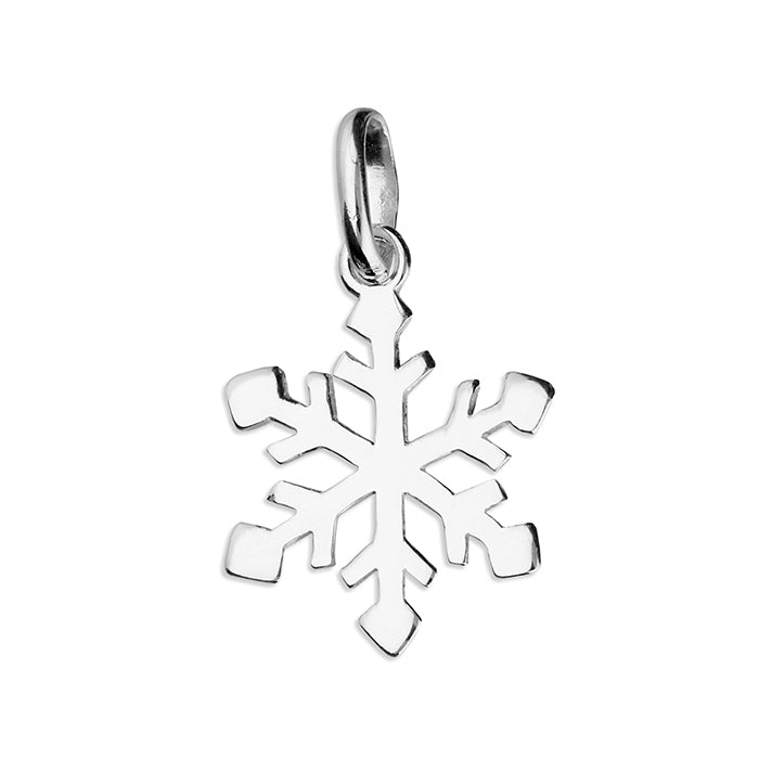 Silver snowflake pendant