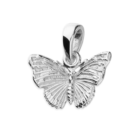 Silver Mini butterfly necklace
