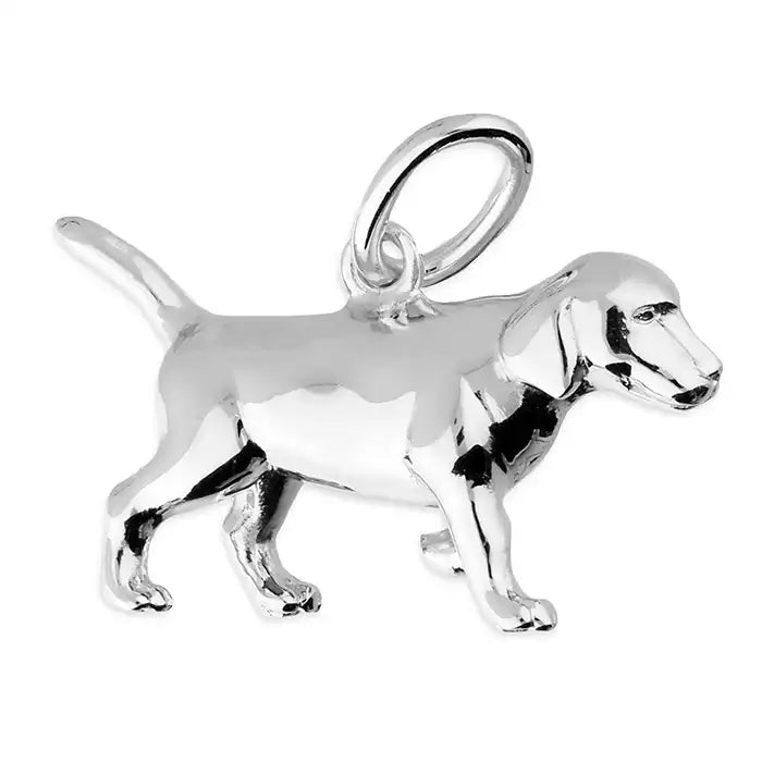 Silver Dog pendant