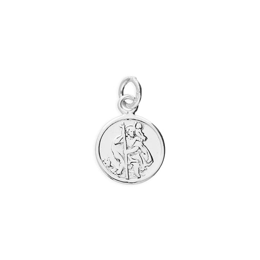 Silver St Christopher pendant.