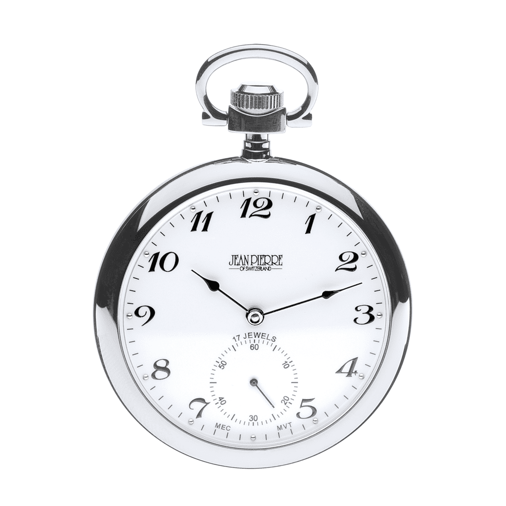 Jean Pierre Open Face Pocket Watch
