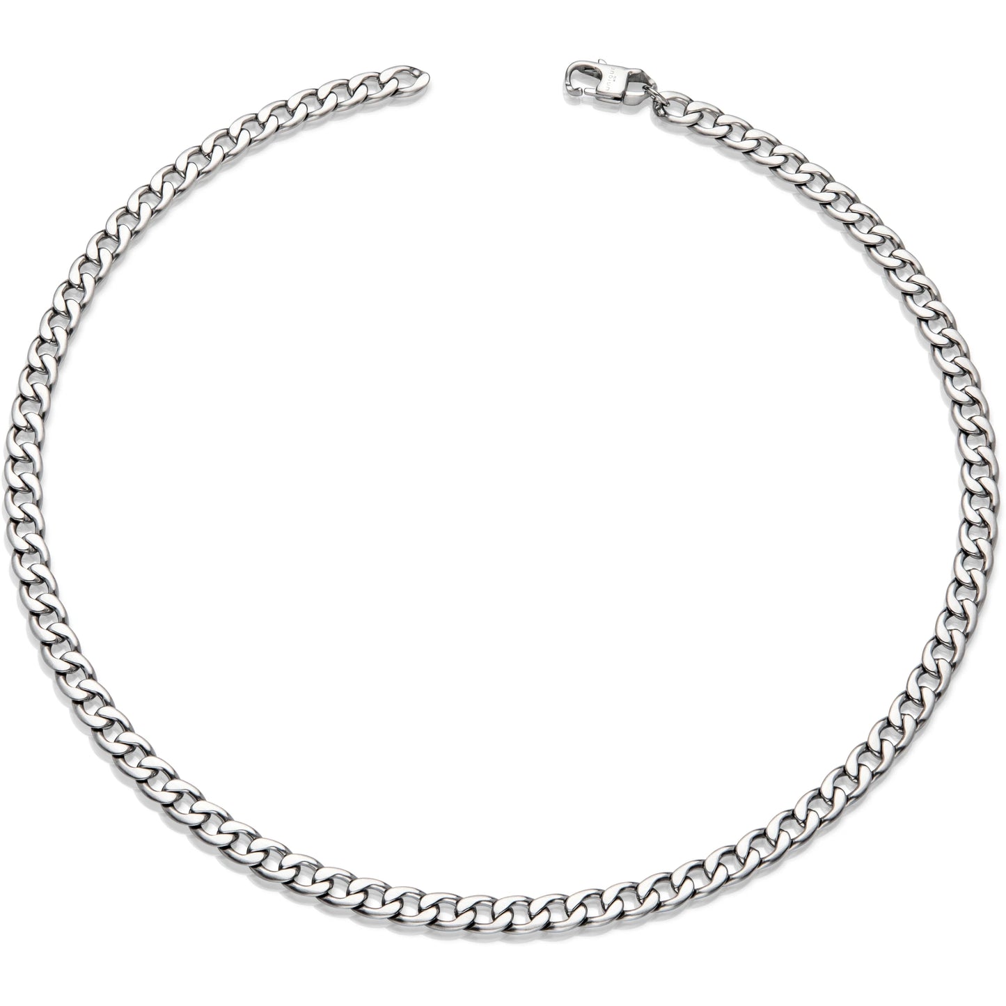Gents Stainless Steel brushed finish curb chain
