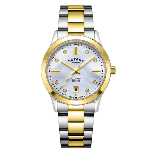 Ladies Rotary Contemporary Diamond Dial watch.