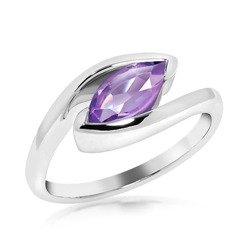 Silver and Amethyst ring