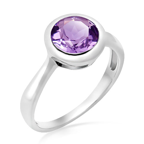 Silver and Amethyst ring