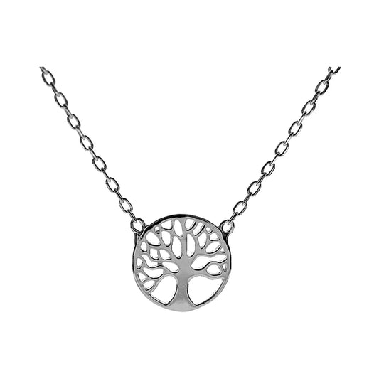 Silver tree of life necklet.