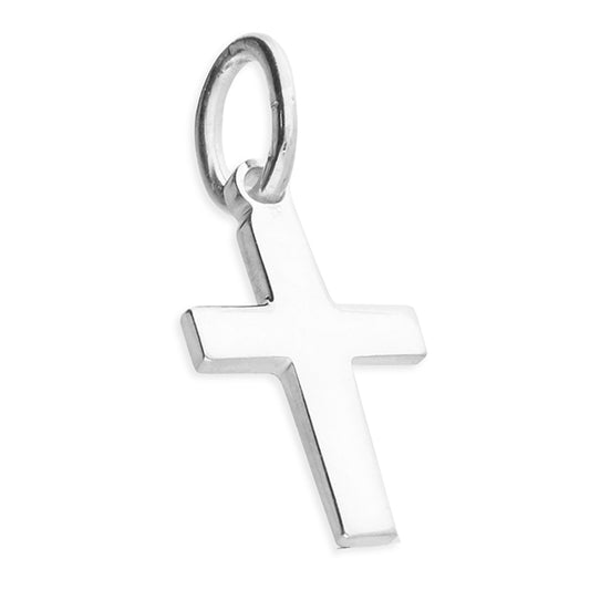 silver small cross pendant.