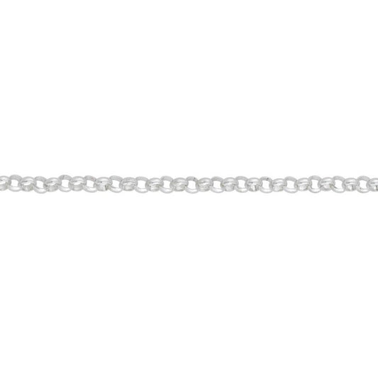 Silver Belcher bracelet.