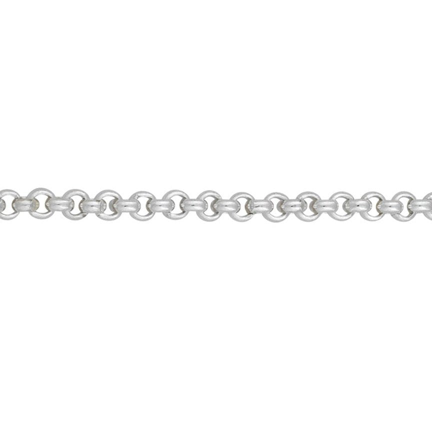 Silver Round Belcher Bracelet
