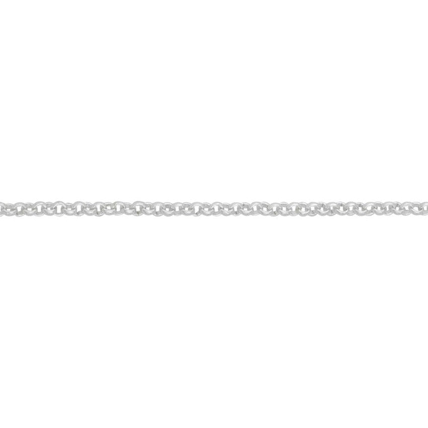 Silver baby belcher chain
