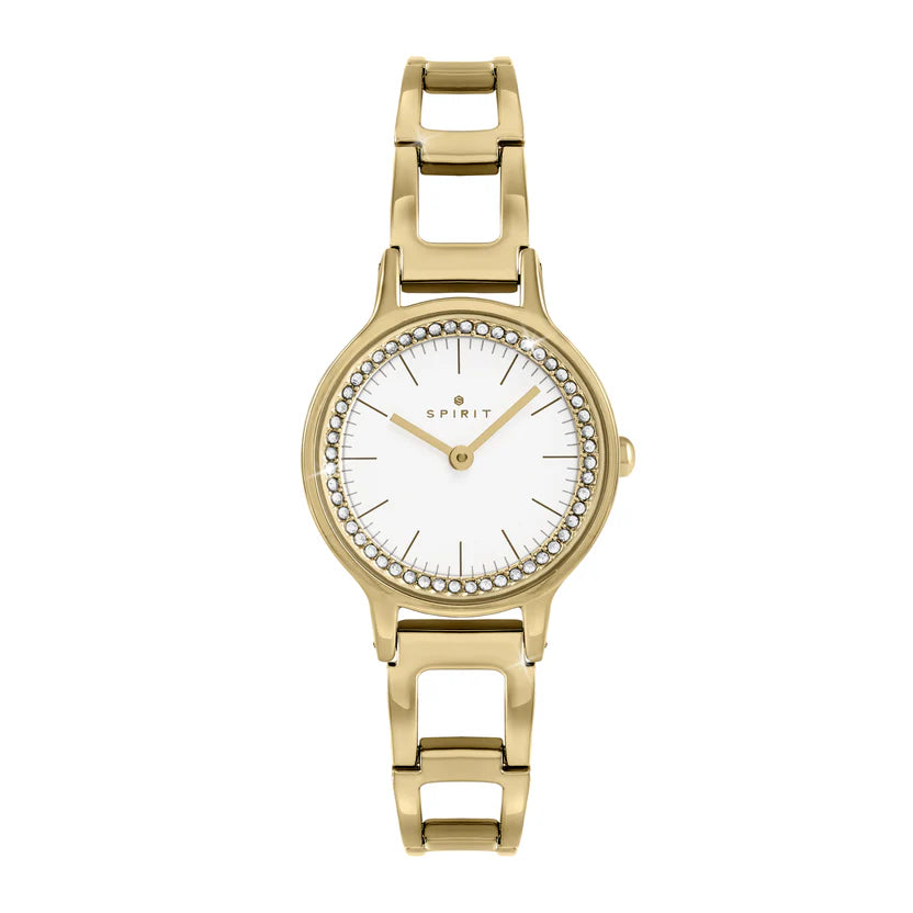 Ladies Spirit Gold Plated Bracelet Watch