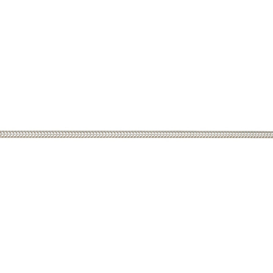 Silver 18" snake chain