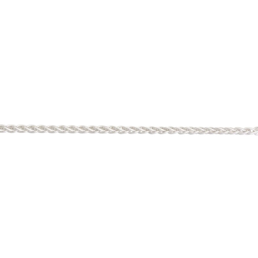 Silver spiga chain