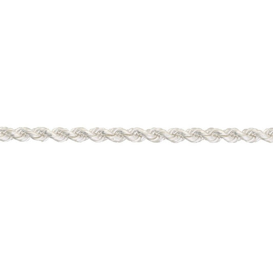 Silver solid rope Chain.