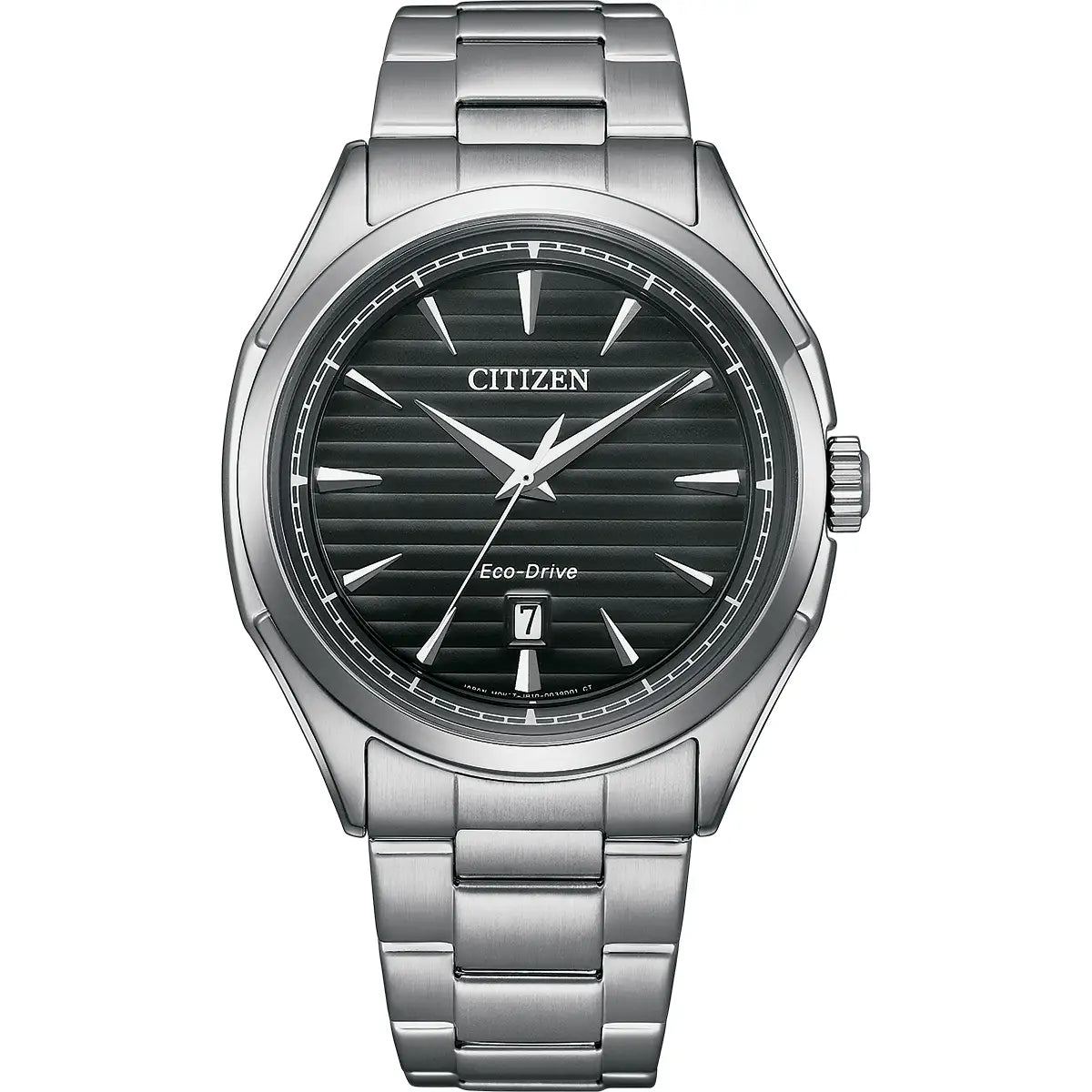 GENTS CITIZEN ECO-DRIVE BRACELET WATCH.