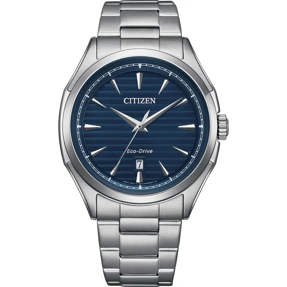 GENTS CITIZEN ECO-DRIVE BRACELET WATCH.