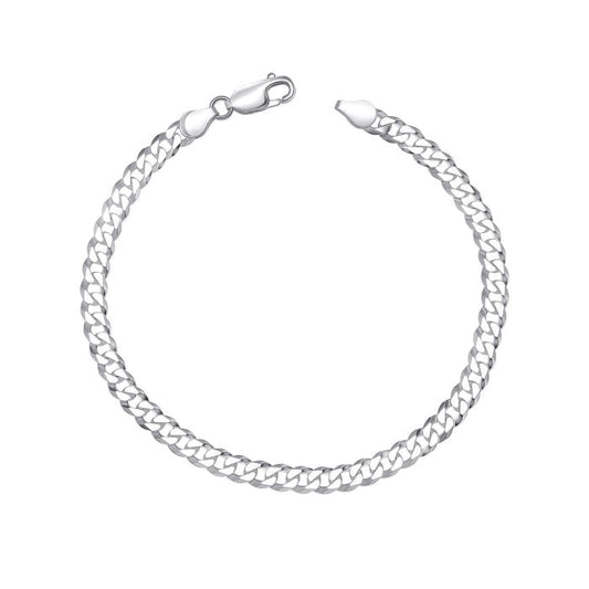 Silver Curb Bracelet
