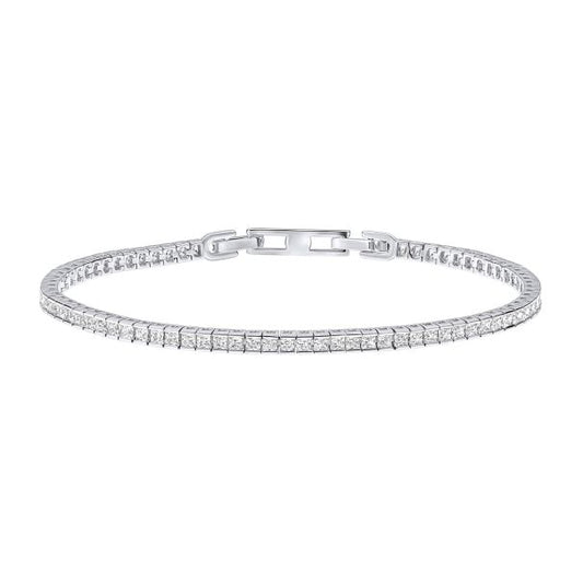 Diamonfire Silver Cubic Zirconia Tennis Bracelet.
