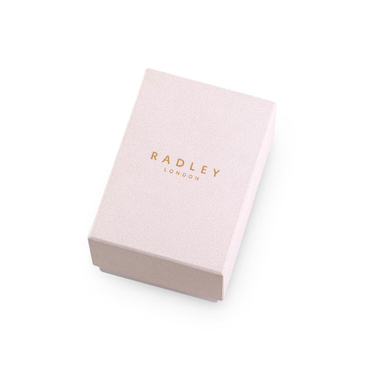 Ladies Radley leather strap watch.