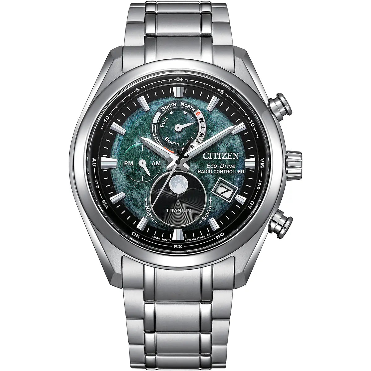 GENTS CITIZEN ECO-DRIVE RADIO CONTROL WATCH.