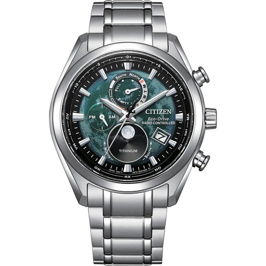 GENTS CITIZEN ECO-DRIVE RADIO CONTROL WATCH.