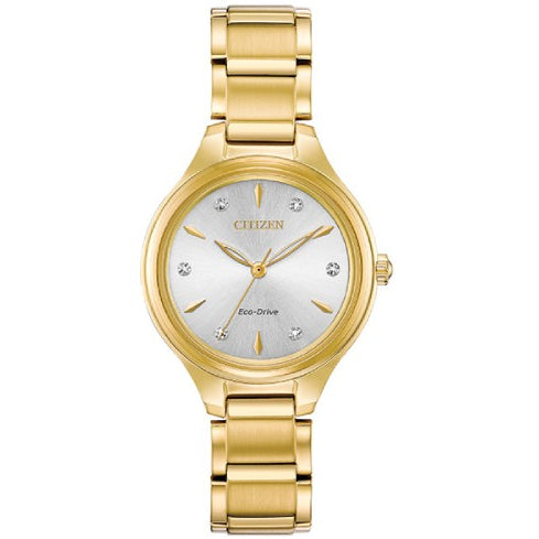 Ladies Citizen eco-drive bracelet watch.