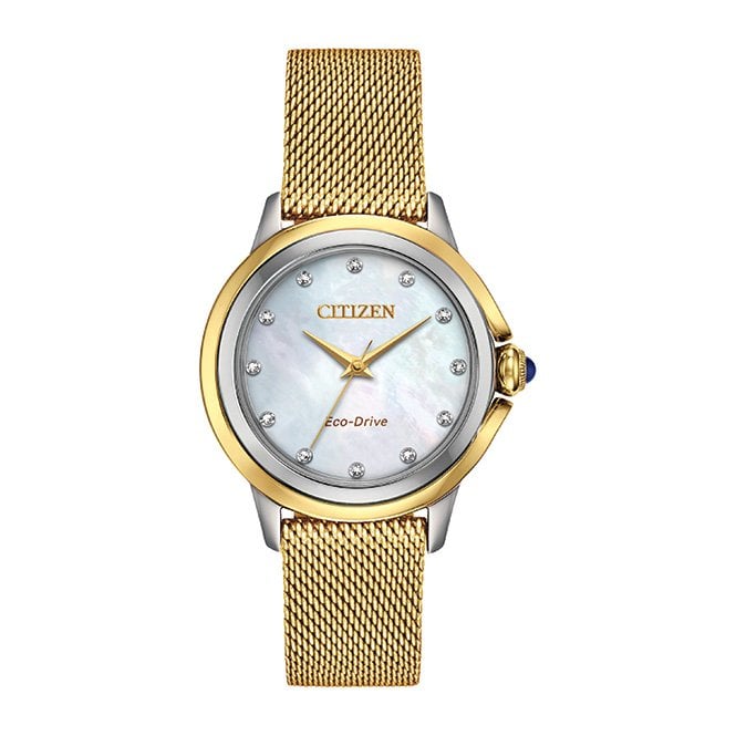 Ladies Citizen Eco-Drive bracelet Watch.