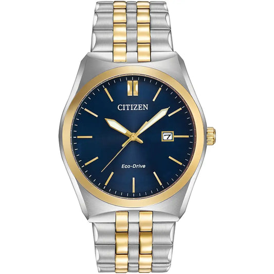 Gents Citizen Corso Eco-Drive two tone Watch.