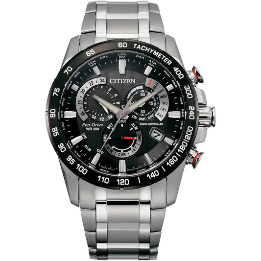 GENTS CITIZEN ECO-DRIVE PERPETUAL CALENDAR WATCH.