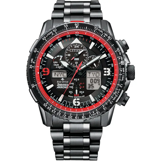 Gents Limited Edition Citizen Eco-Drive Red Arrows Radio Controlled watch.