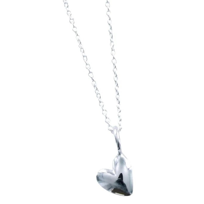 Silver heart necklace
