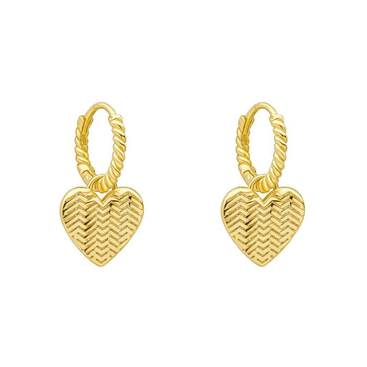 Laura Ashley Heart Earrings