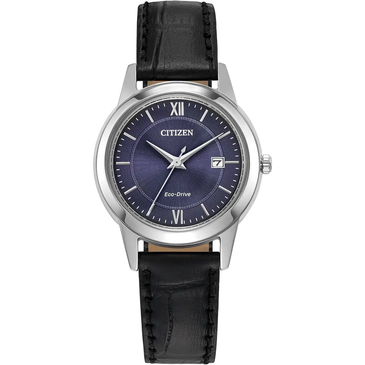 LADIES CITIZEN ECO-DRIVE STRAP WATCH.