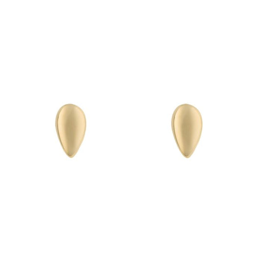 9ct Gold tear drop stud earrings
