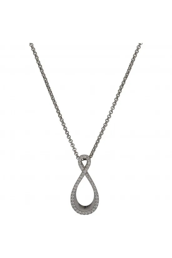 Silver and Cubic Zirconia pendant