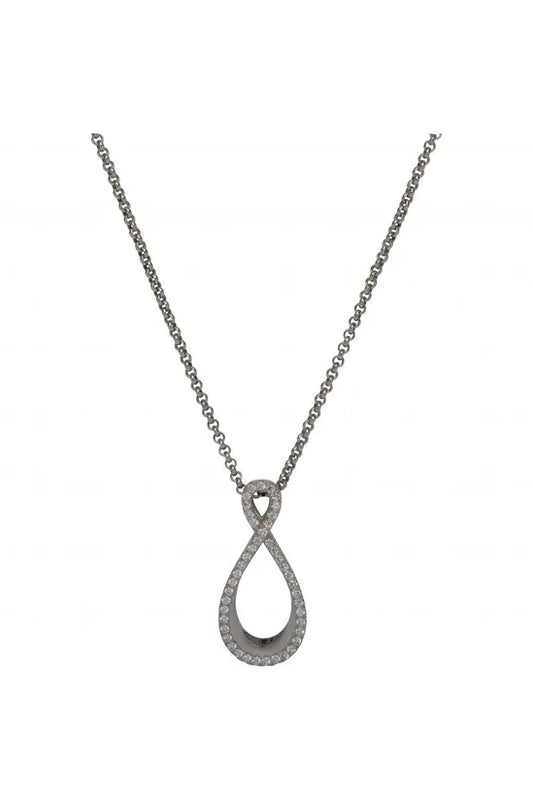 Silver and Cubic Zirconia pendant