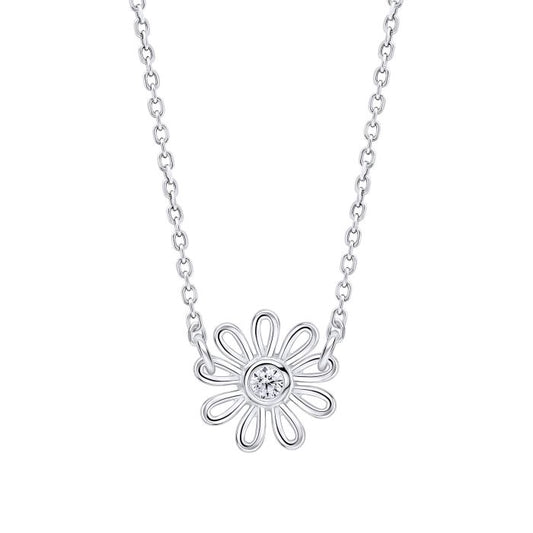 Laura Ashley Silver Daisy Necklace