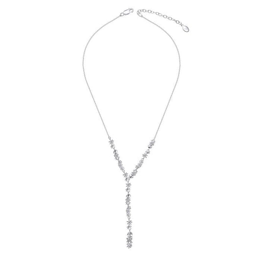 Laura Ashley Silver Flower Necklace